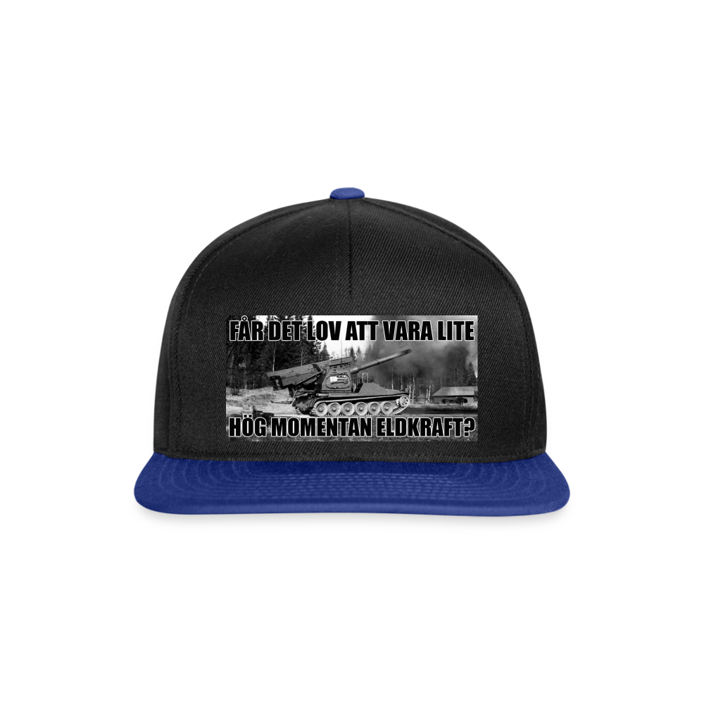 Får det lov att vara lite hög momentan eldkraft? – Bkan (Snapbackkeps-edition) - svart/kungsblå