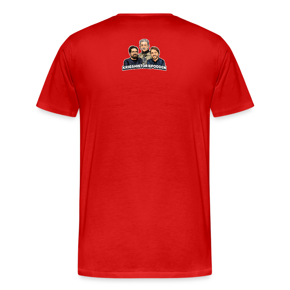 Danzig delenda est (ekologisk premium-T-shirt herr-edition) - röd