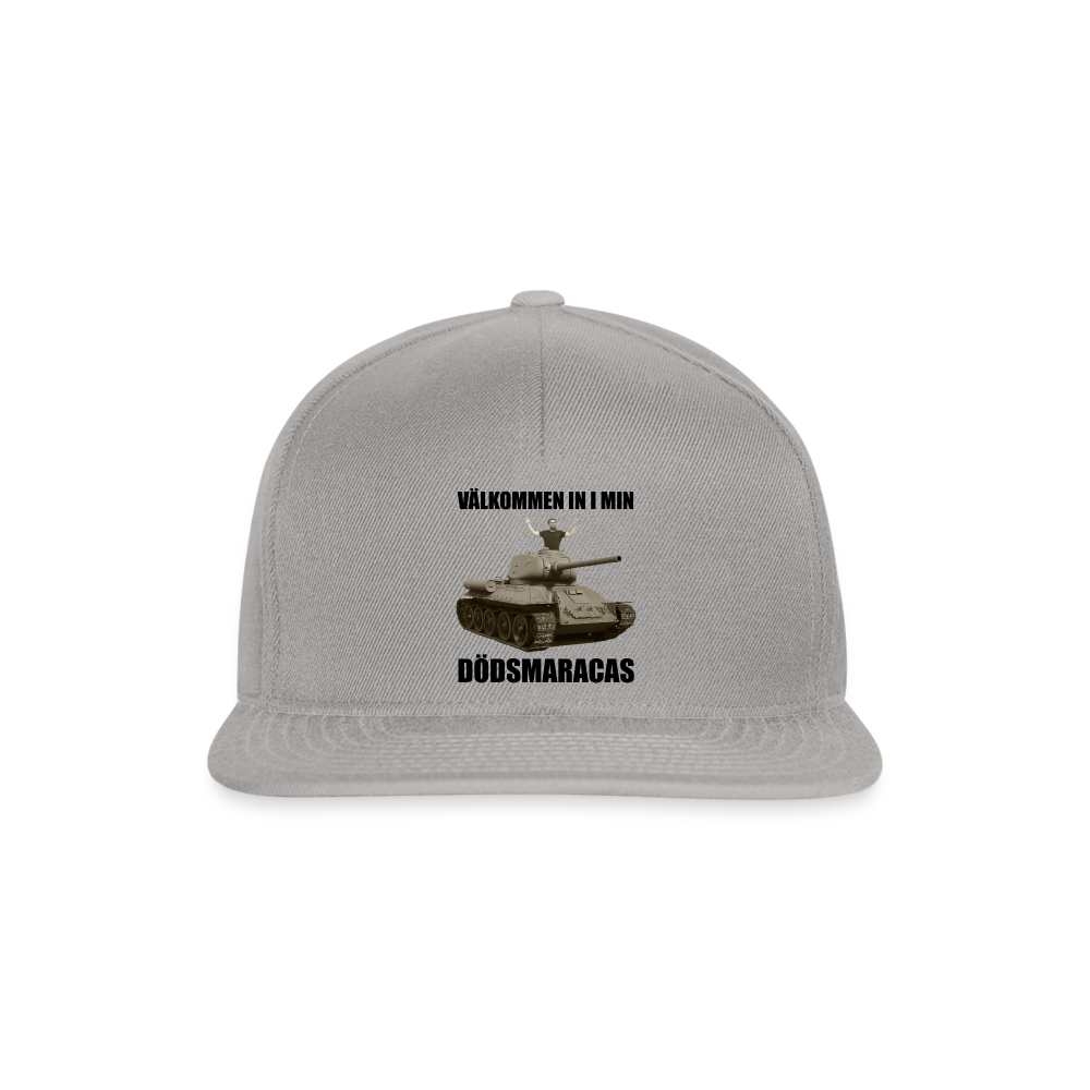 Välkommen in i min dödsmaracas! (Snapbackkeps-edition) - grafitgrå/grafitgrå