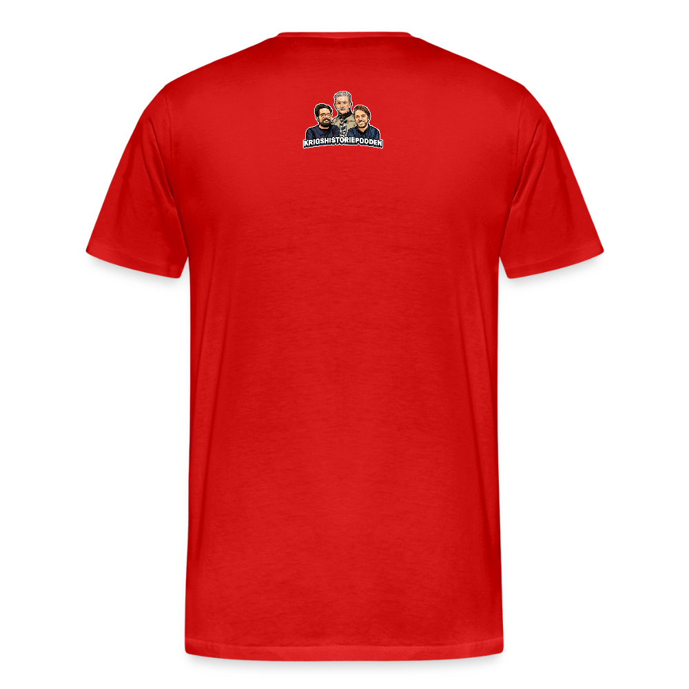 Karl X & boysen (ekologisk premium-T-shirt herr-edition) - röd