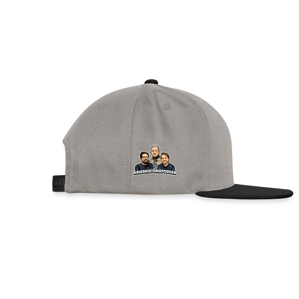 Välkommen in i min dödsmaracas! (Snapbackkeps-edition) - grafitgrå/svart