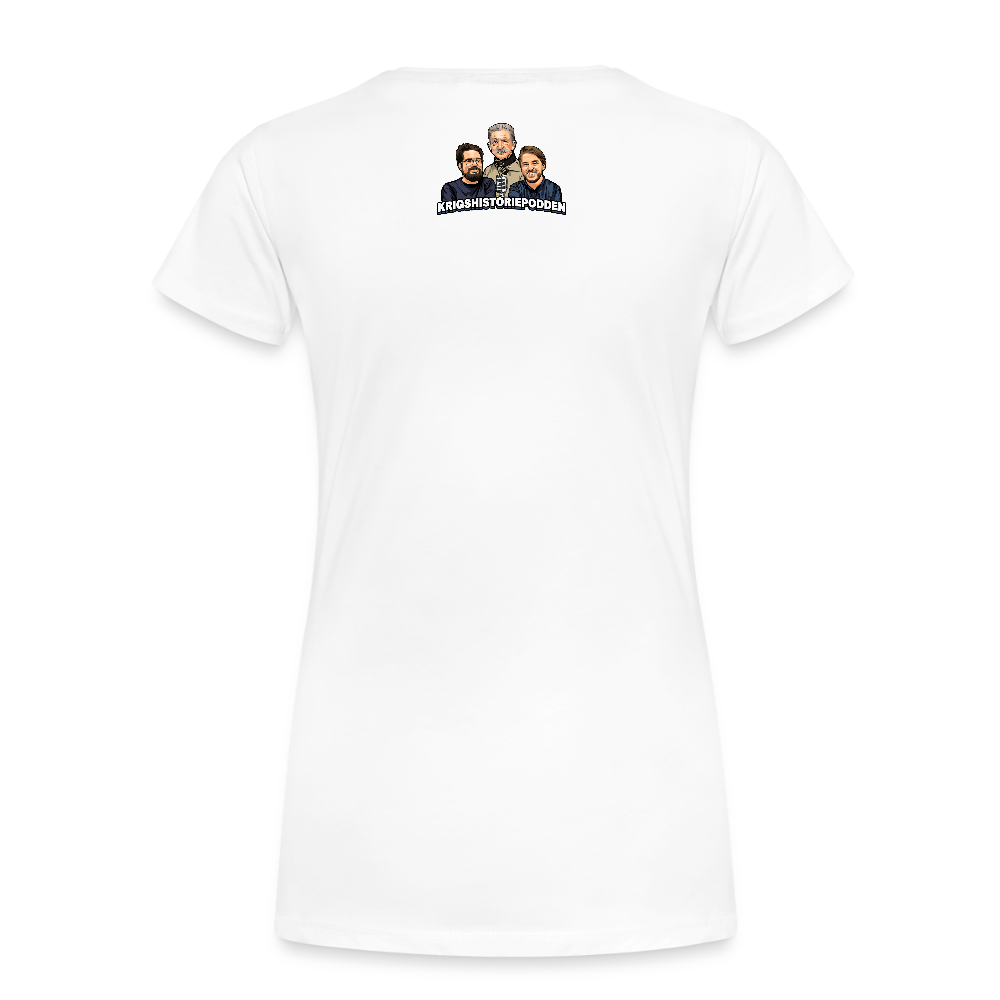 Danzig delenda est (ekologisk premium-T-shirt dam-edition) - vit
