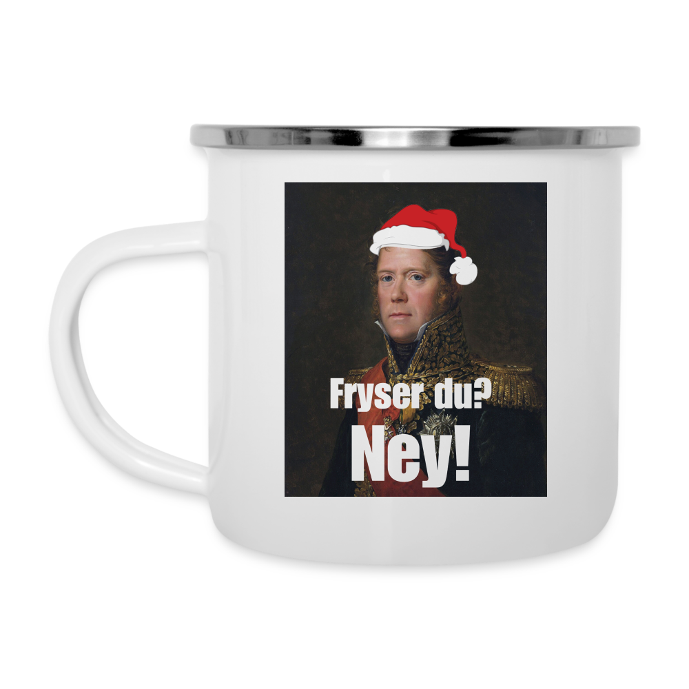 Michel Ney fryser aldrig! (emaljmuggs-edition!) - vit