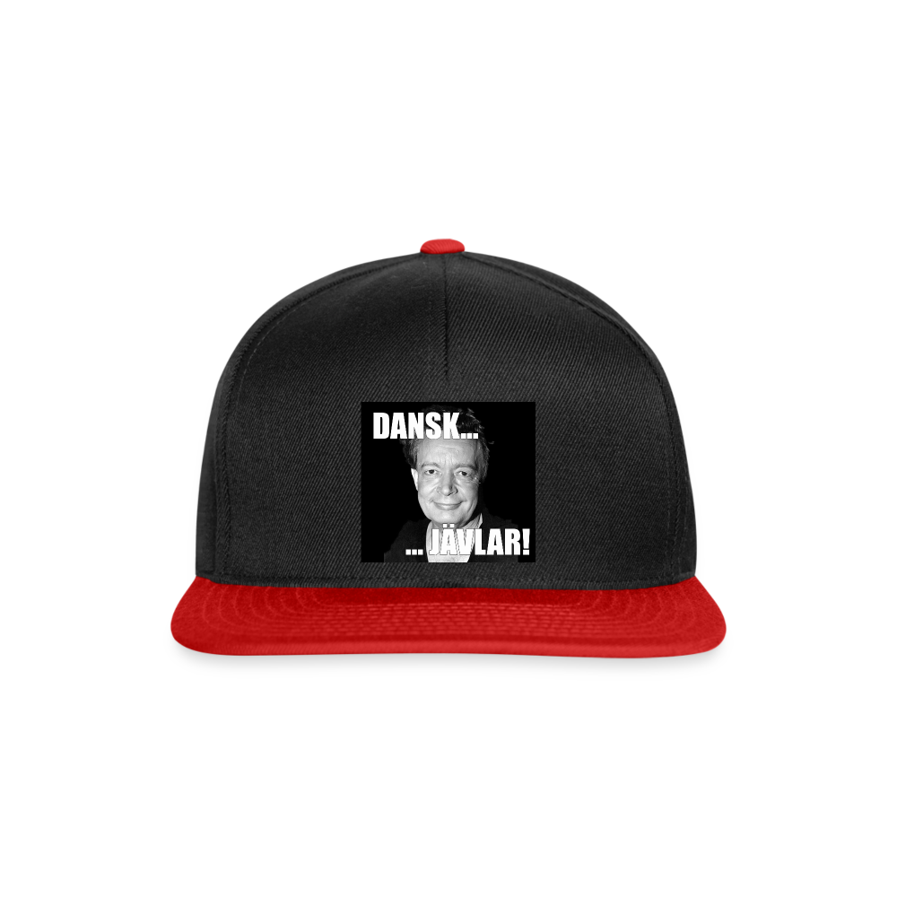 Danskjävlar (Snapbackkeps-edition) - svart/röd