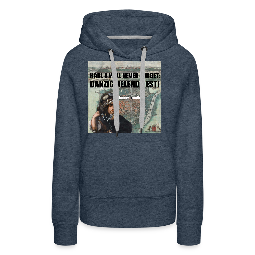 Danzig delenda est (Premiumluvtröja dam-edition) - jeansblå