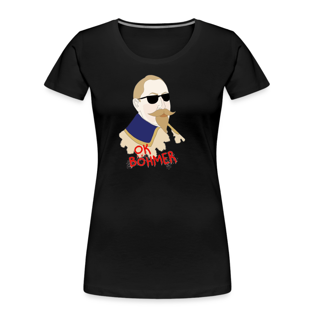 OK Böhmer (Ekologisk premium-T-shirt dam-edition) - svart