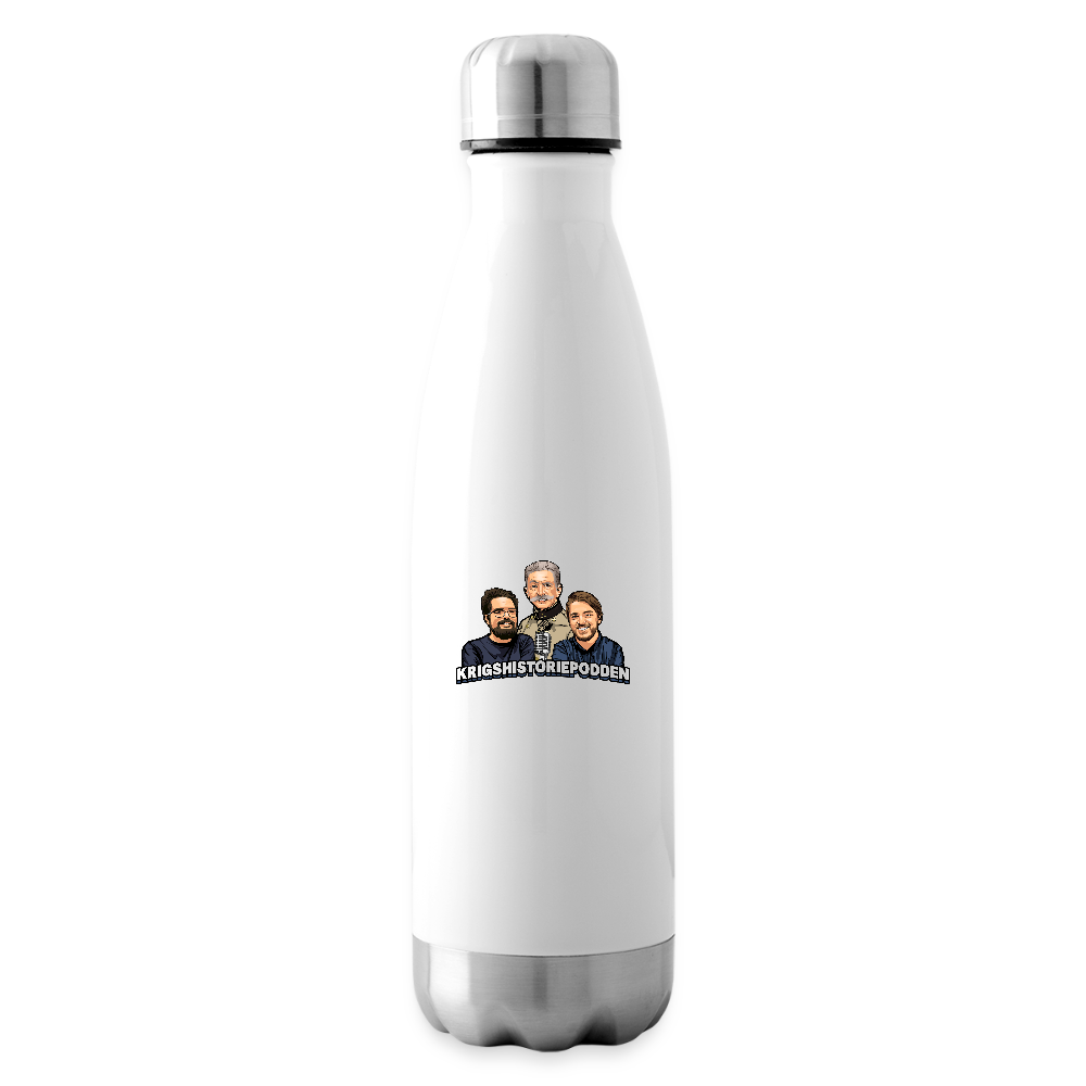 Framåtlutat våldsmandat (Termosflaska-edition) - vit