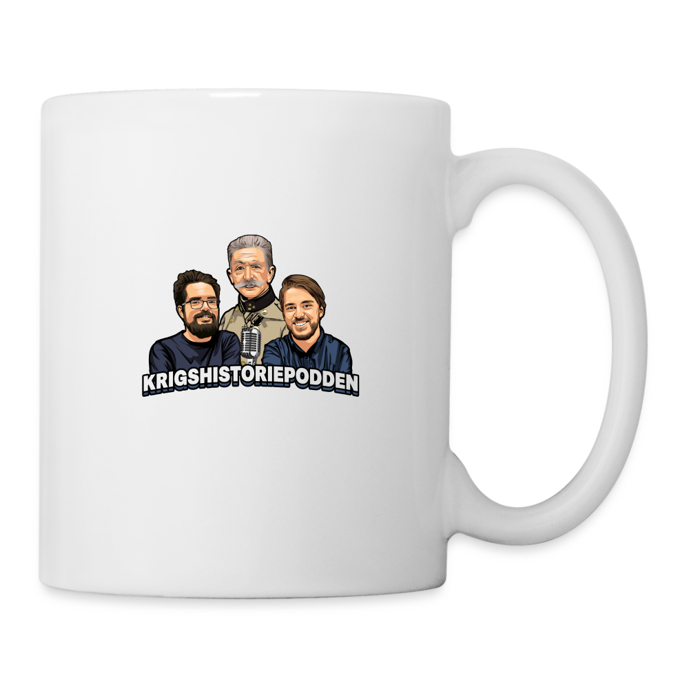 Framåtlutat Julmandat (Mugg-edition) - vit