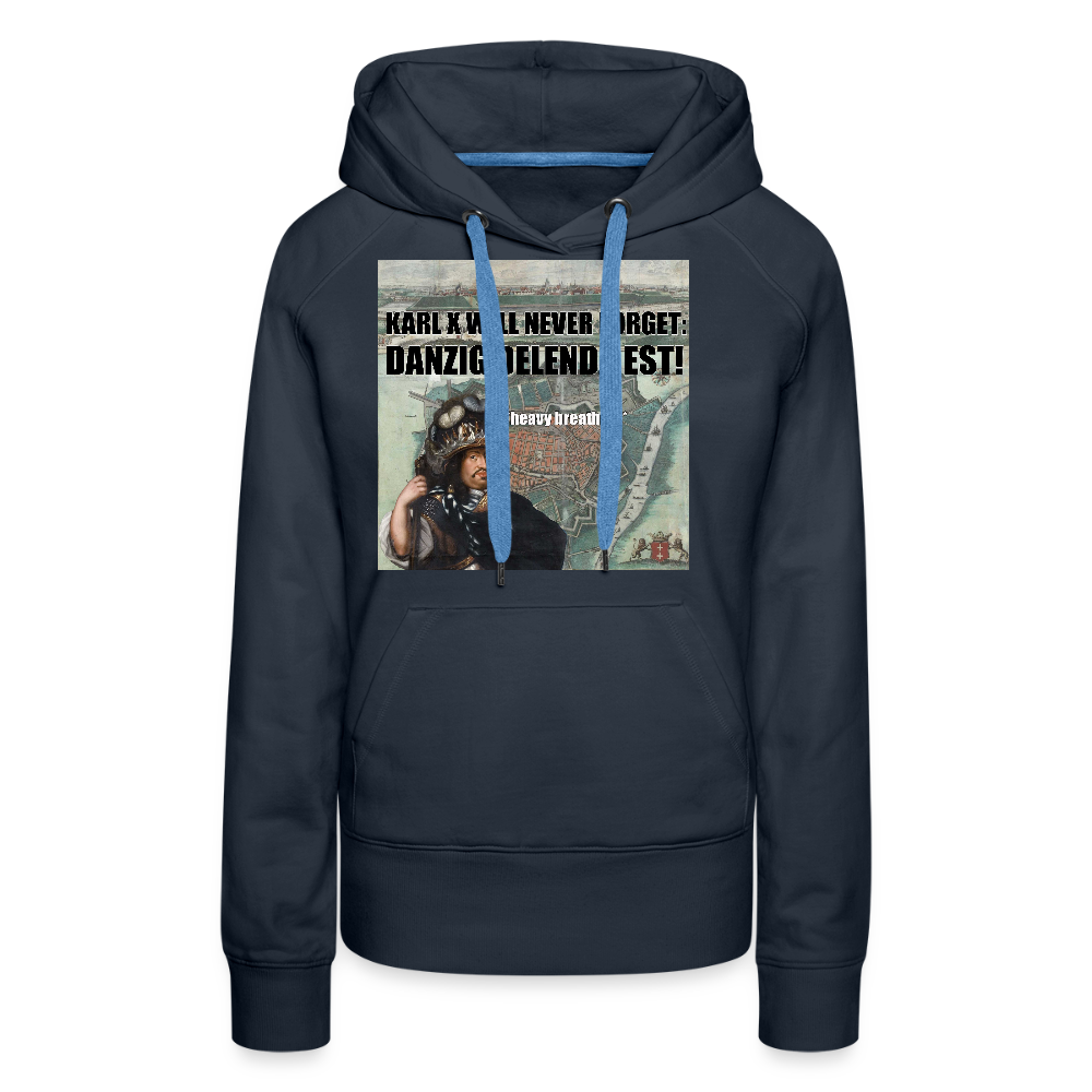 Danzig delenda est (Premiumluvtröja dam-edition) - marinblå