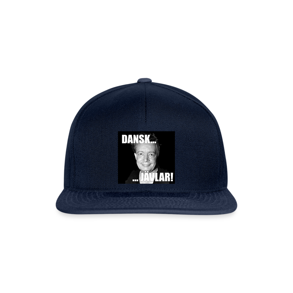 Danskjävlar (Snapbackkeps-edition) - marinblå/marinblå