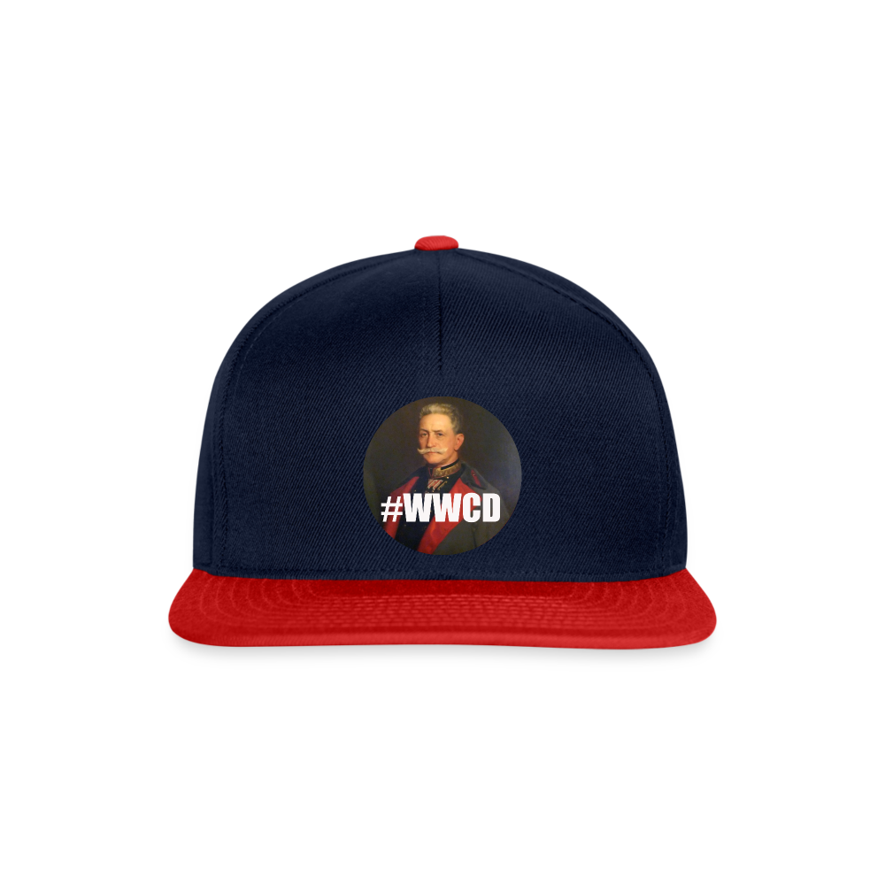 #WWCD (Snapbackkeps-edition) - marinblå/röd