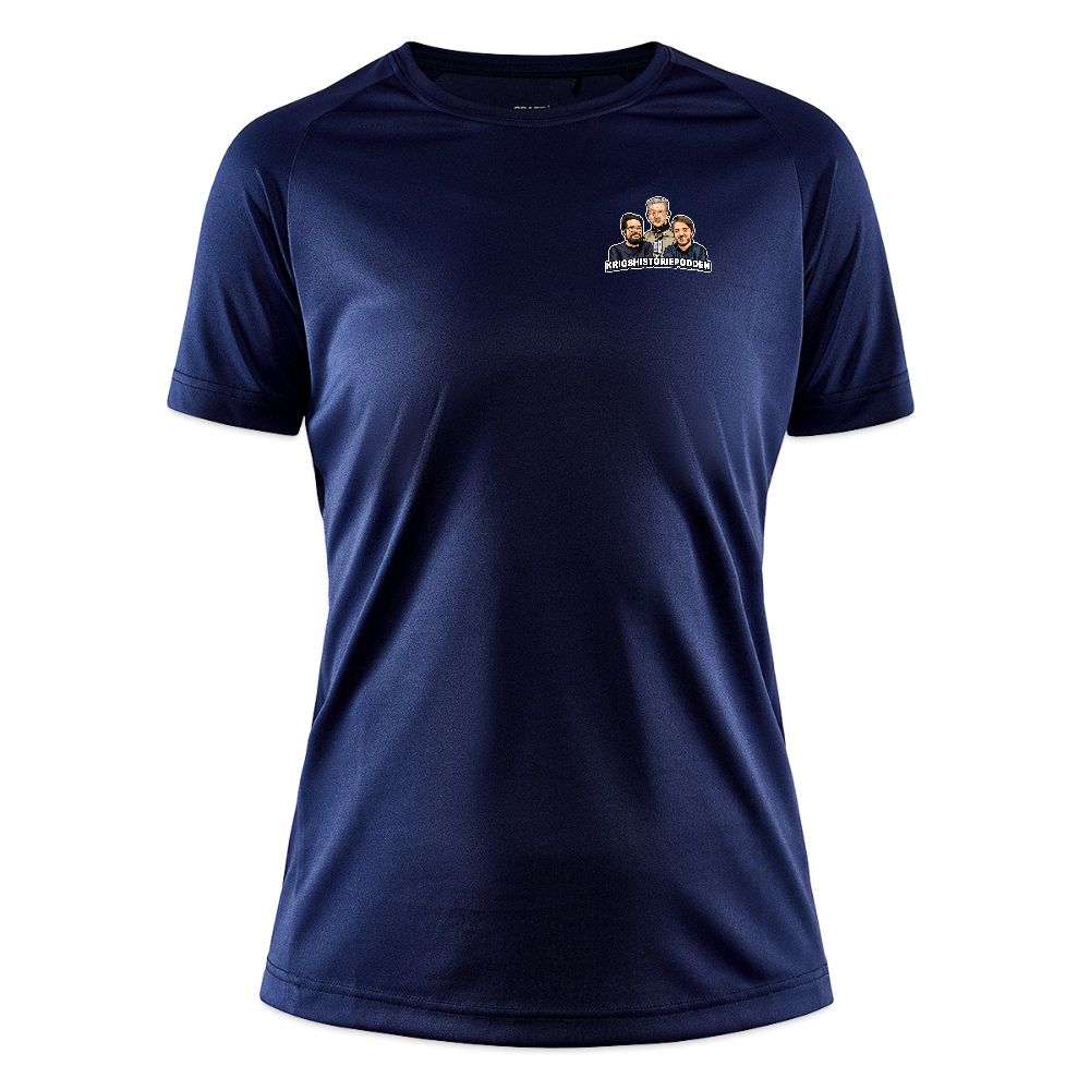 Lägg ner fem dagis - köp en Viggen (tränings-T-shirt dam) - mörk marinblå