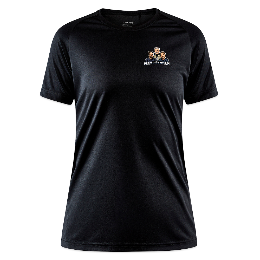 Lägg ner fem dagis - köp en Viggen (tränings-T-shirt dam) - svart