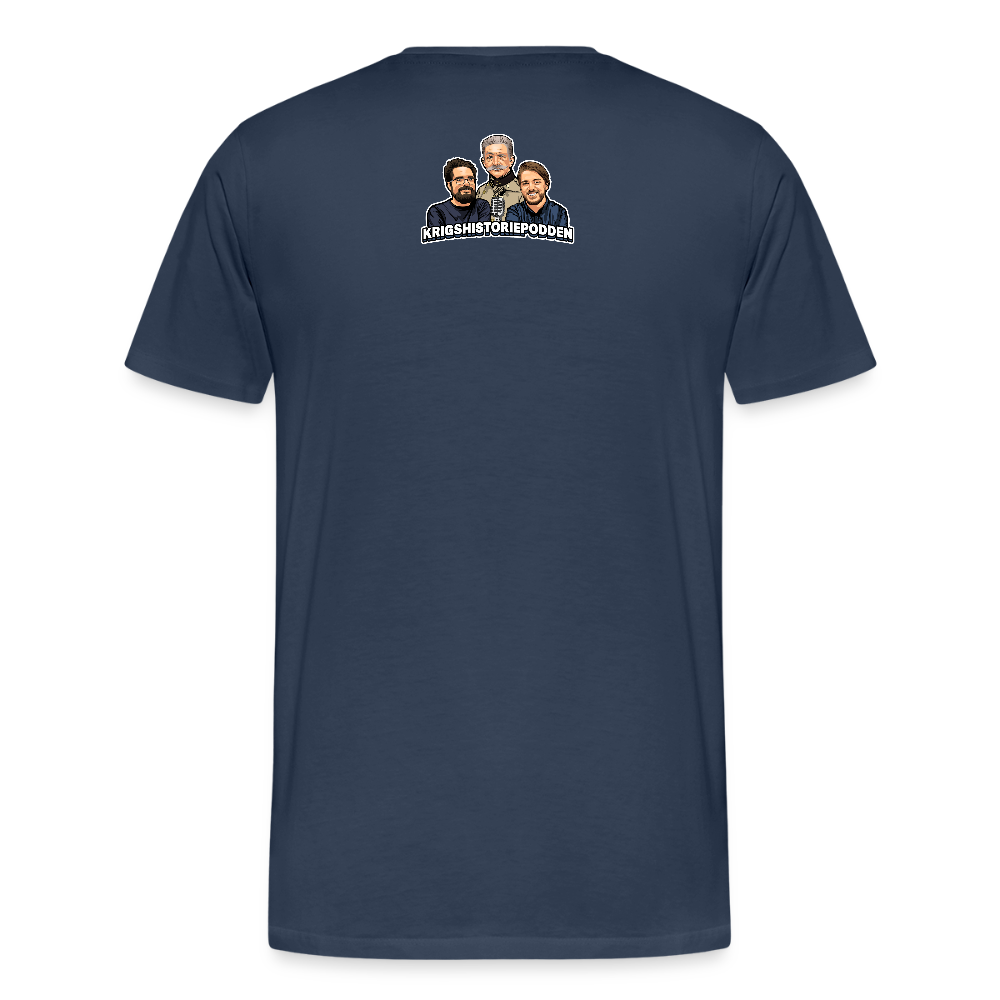Danzig delenda est (ekologisk premium-T-shirt herr-edition) - marinblå