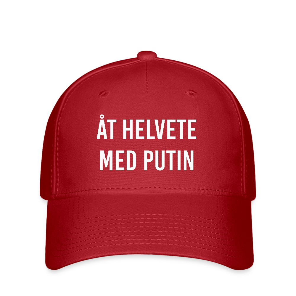 Åt helvete med Putin (Flexfit keps) - röd