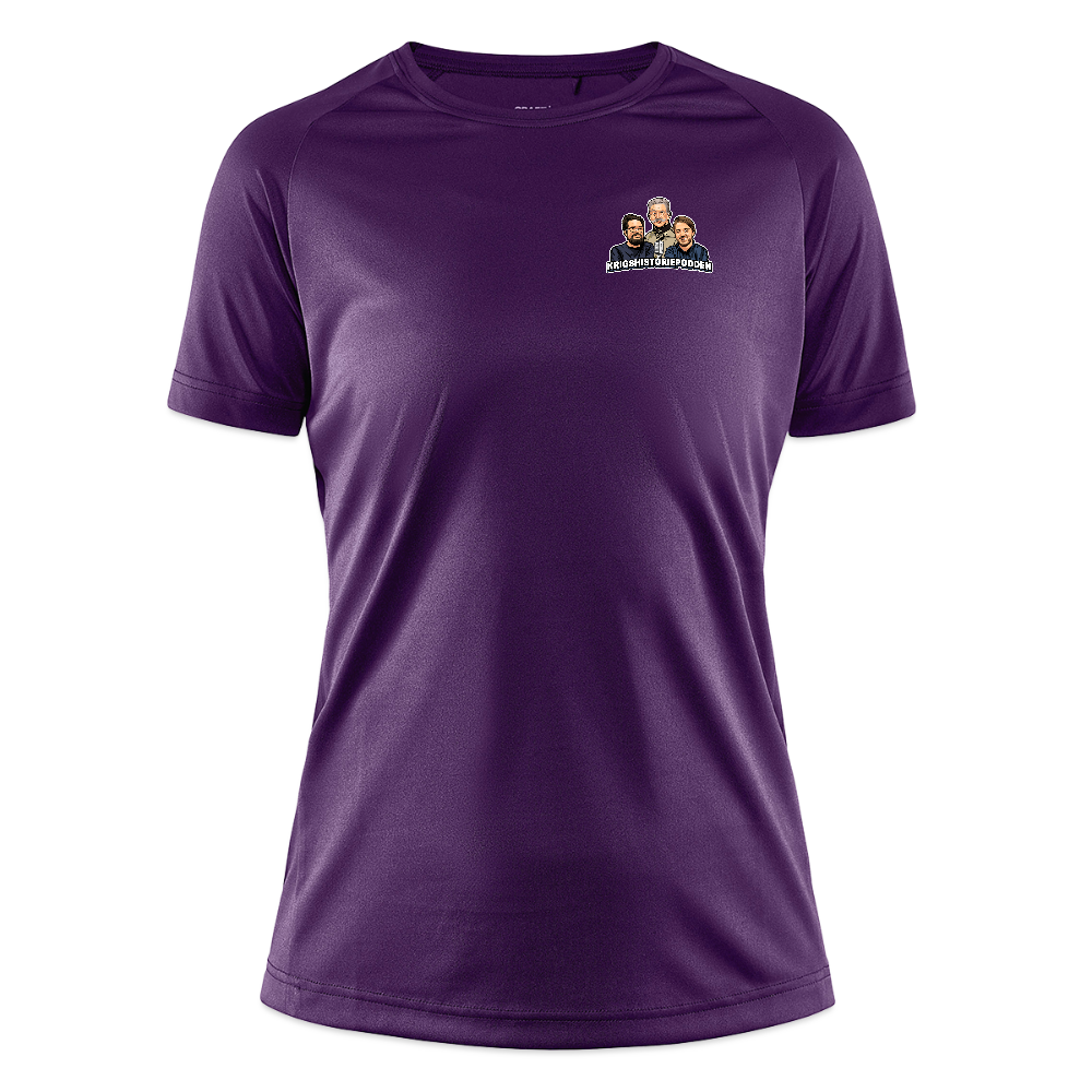 Lägg ner fem dagis - köp en Viggen (tränings-T-shirt dam) - lila