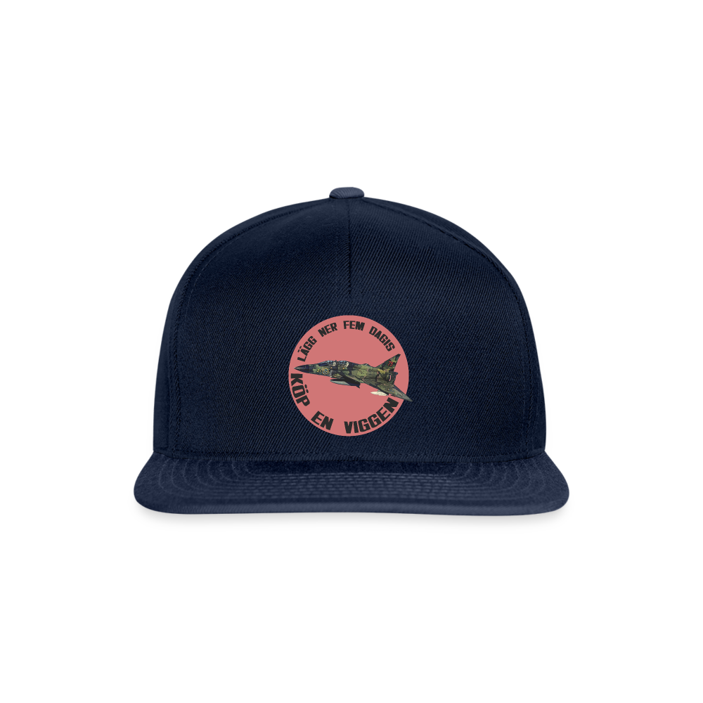 Lägg ner fem dagis - köp en Viggen (Snapbackkeps-edition) - marinblå/marinblå