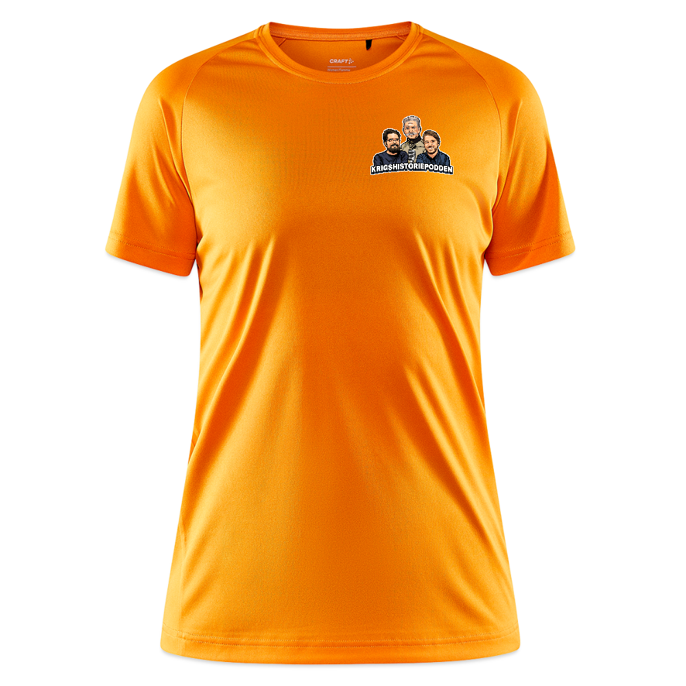 Åt helvete med Putin (tränings-T-shirt dam-edition) - ljusorange