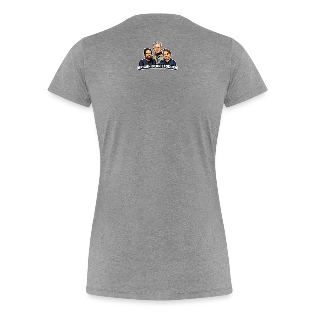 OK Böhmer (Ekologisk premium-T-shirt dam-edition) - gråmelerad