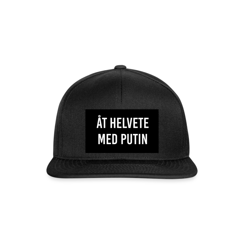 Åt helvete med Putin (Snapbackkeps-edition) - svart/svart