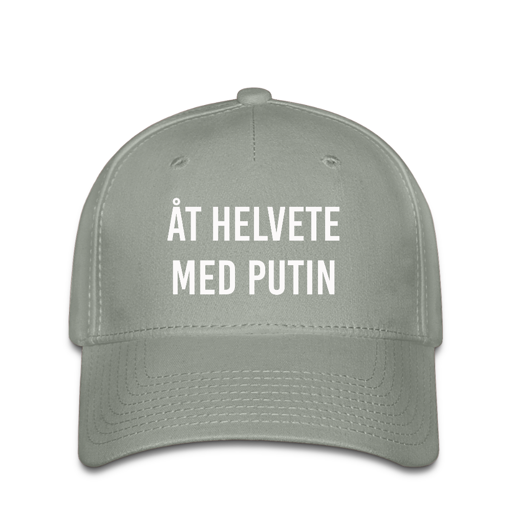 Åt helvete med Putin (Flexfit keps) - gröngrå