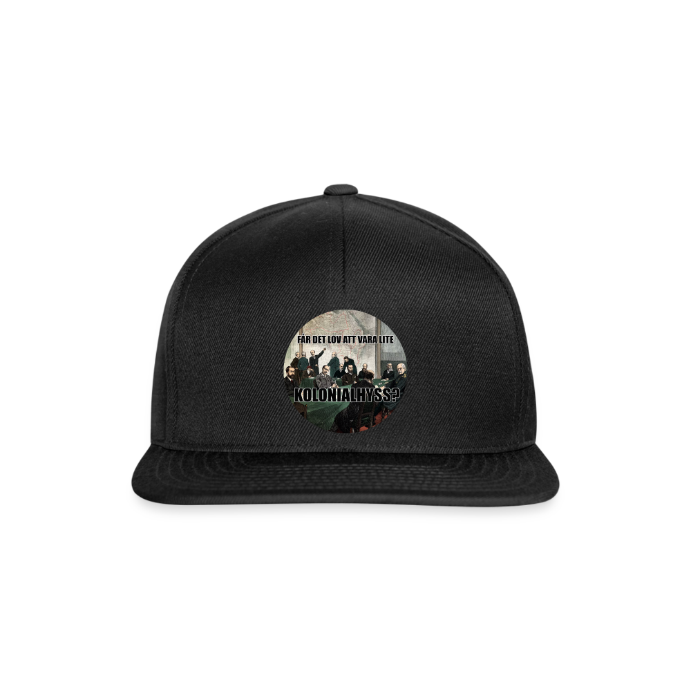 Får det lov att vara lite kolonialhyss? (Snapbackkeps-edition) - svart/svart