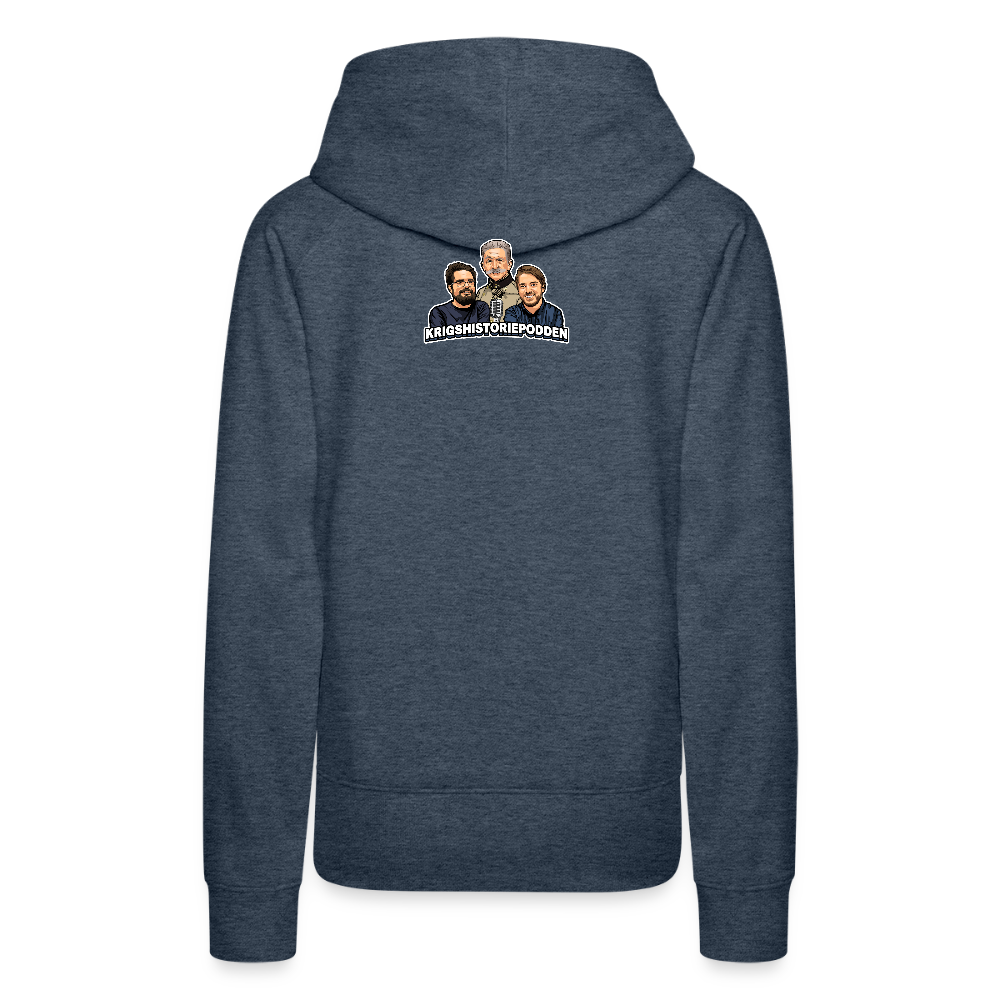 Danzig delenda est (Premiumluvtröja dam-edition) - jeansblå
