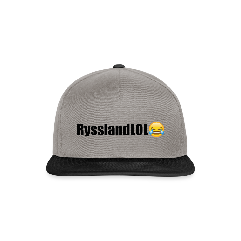 RysslandLOL (Snapbackkeps-edition) - grafitgrå/svart