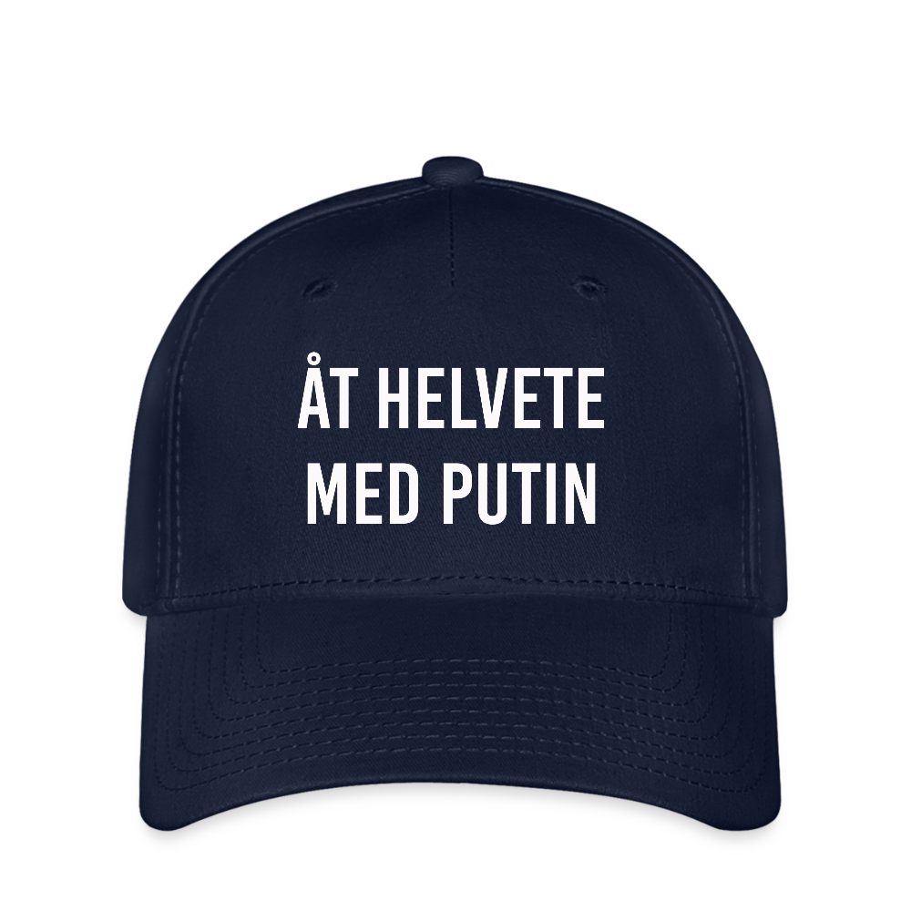 Åt helvete med Putin (Flexfit keps) - marinblå
