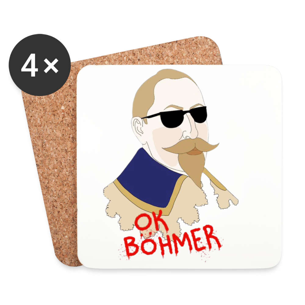 Ok Böhmer (Underlägg, 4-pack) - vit