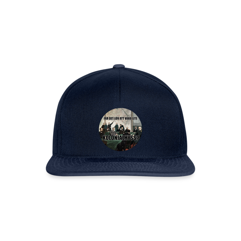 Får det lov att vara lite kolonialhyss? (Snapbackkeps-edition) - marinblå/marinblå