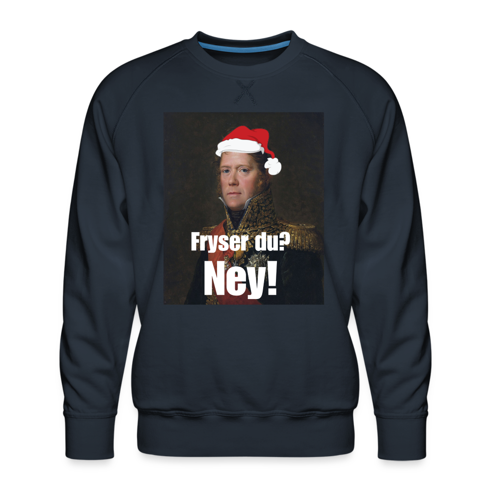 Michel Ney fryser aldrig! (Premiumtröja herr-edition) - marinblå