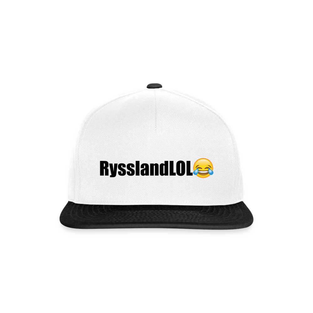 RysslandLOL (Snapbackkeps-edition) - vit/svart