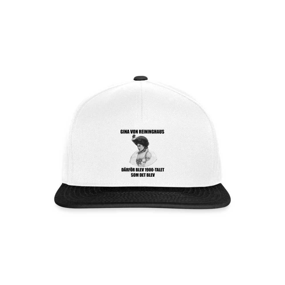 Gina von Reininghaus (Snapbackkeps-edition) - vit/svart