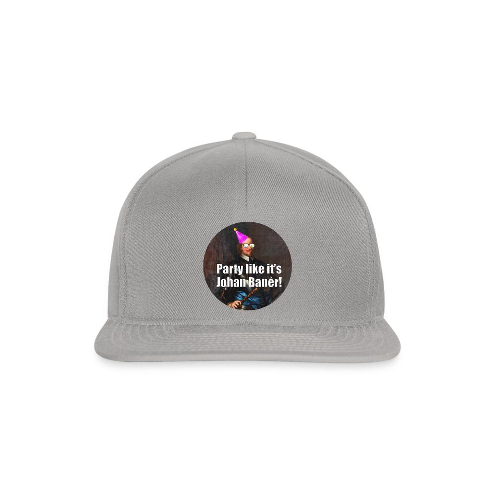 Party like it's Johan Banér! (Snapbackkeps-edition) - grafitgrå/grafitgrå