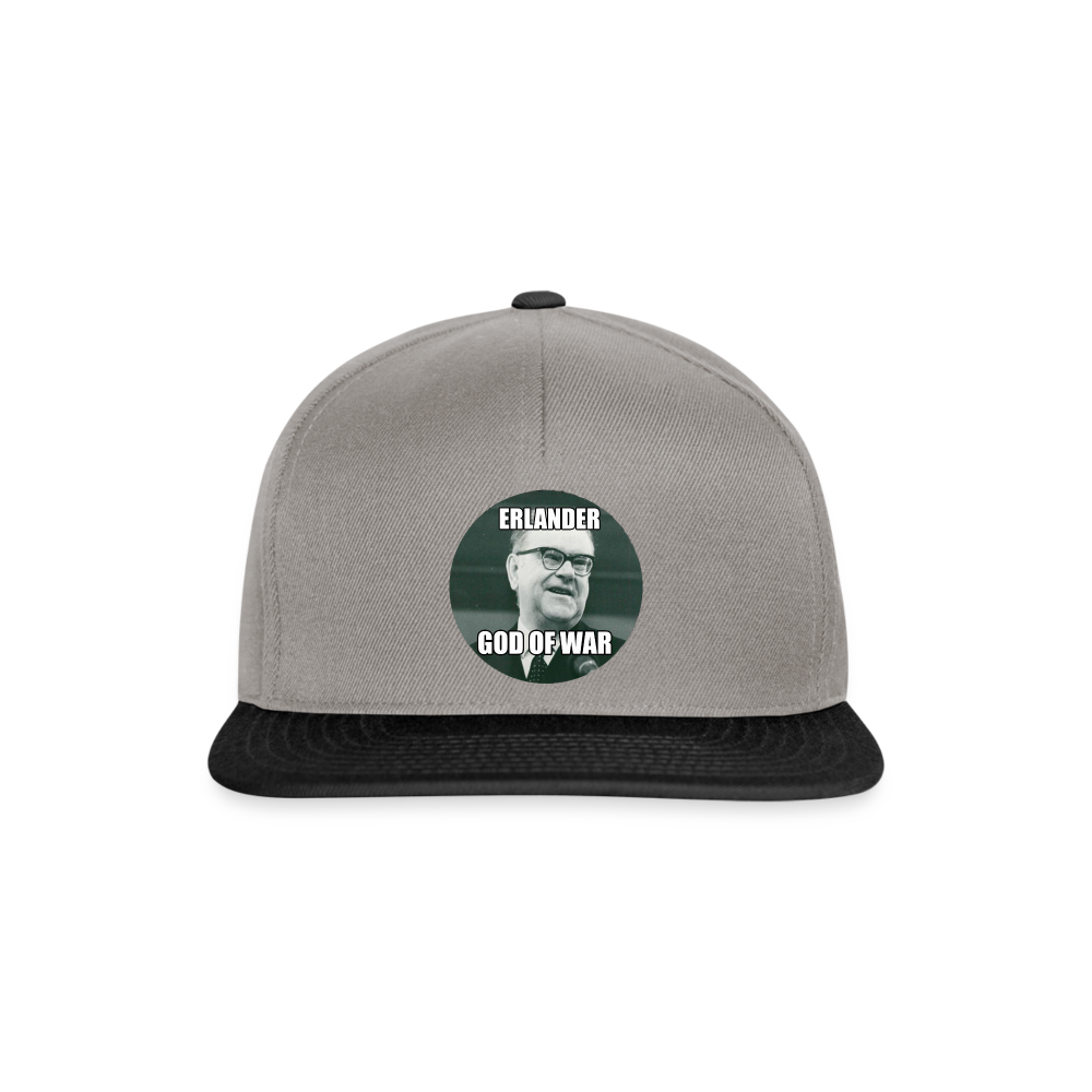 Erlander – God of War (Snapbackkeps-edition) - grafitgrå/svart