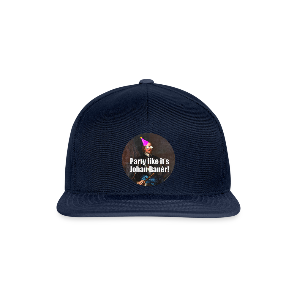 Party like it's Johan Banér! (Snapbackkeps-edition) - marinblå/marinblå