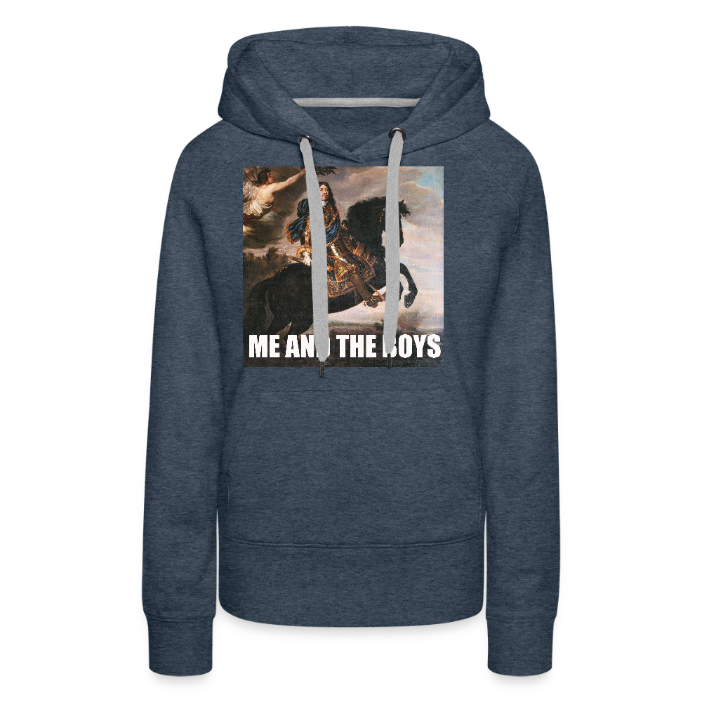 Karl X & boysen (Premiumluvtröja dam-edition) - jeansblå