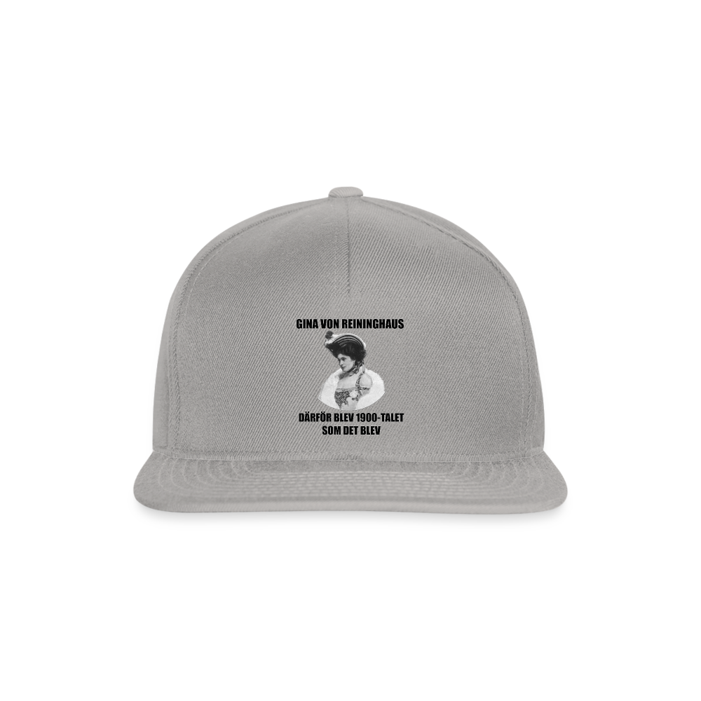 Gina von Reininghaus (Snapbackkeps-edition) - grafitgrå/grafitgrå