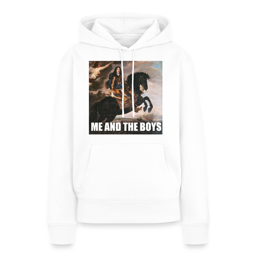 Karl X & boysen (Premiumluvtröja dam-edition) - vit