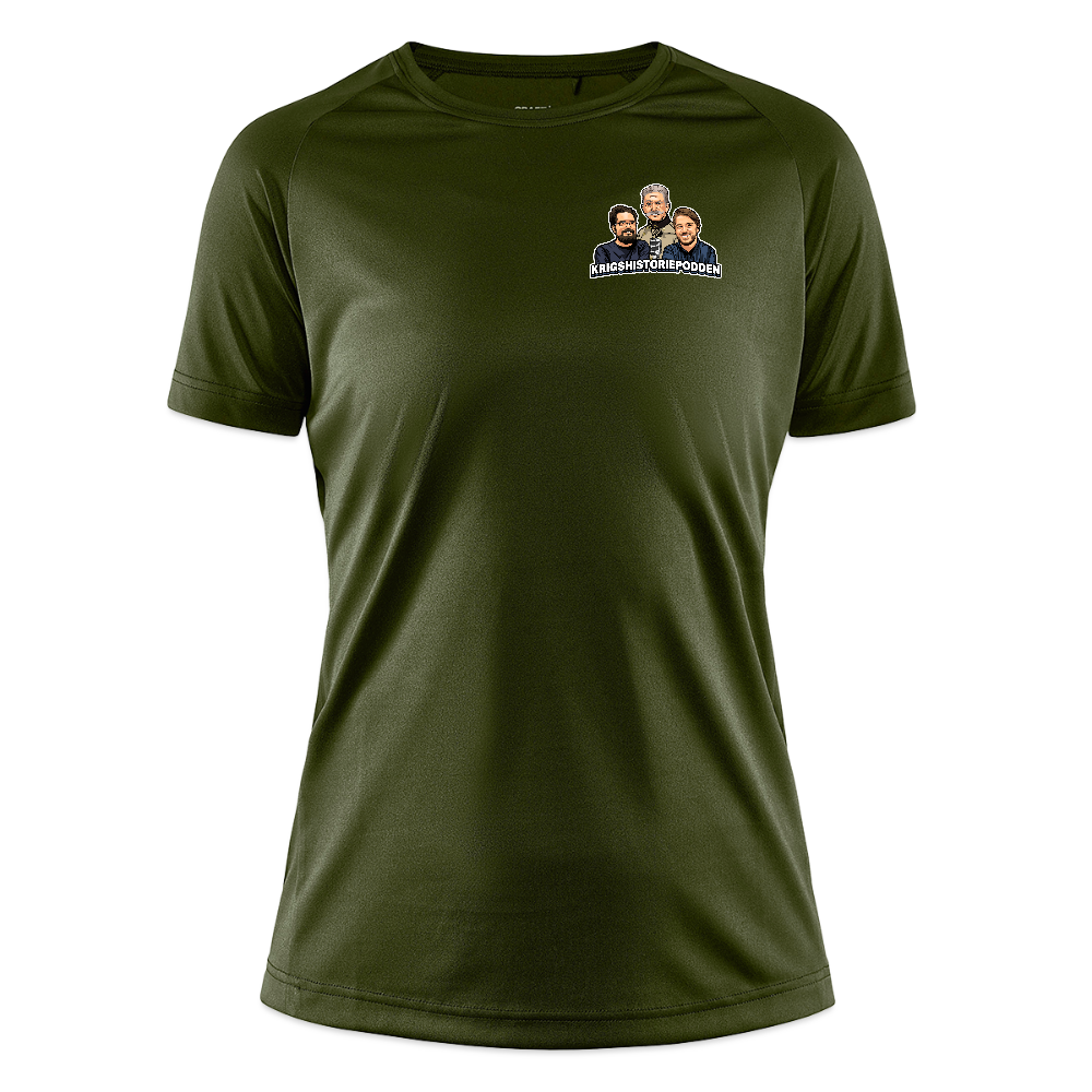 Åt helvete med Putin (tränings-T-shirt dam-edition) - mossgrön
