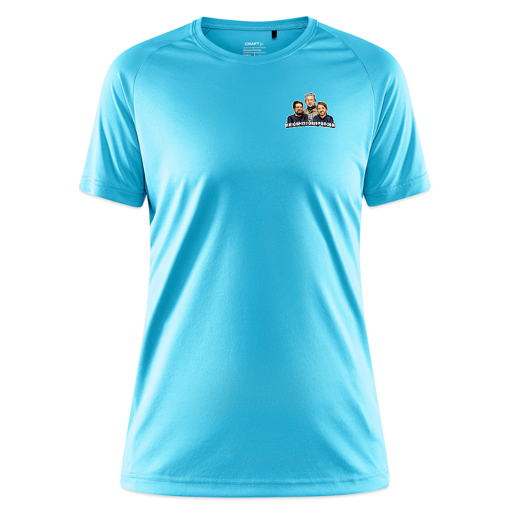 Lägg ner fem dagis - köp en Viggen (tränings-T-shirt dam) - hawaiiblå