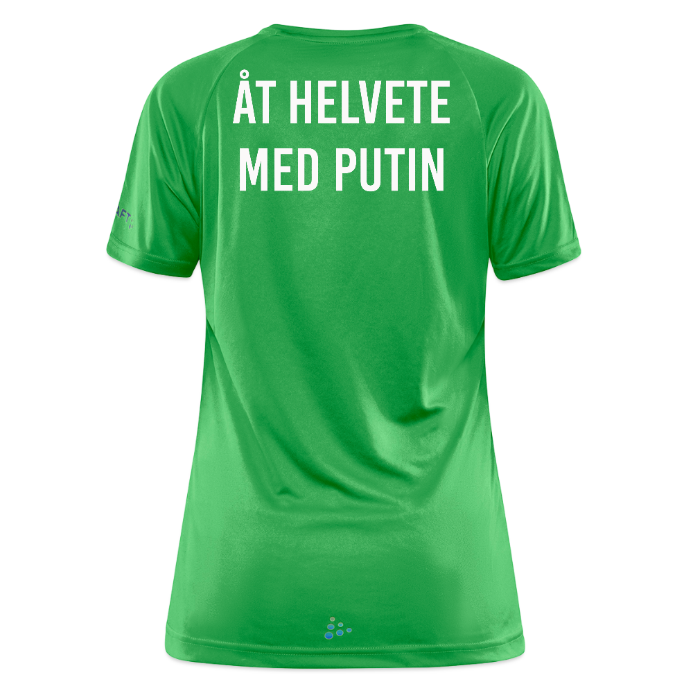 Åt helvete med Putin (tränings-T-shirt dam-edition) - grön