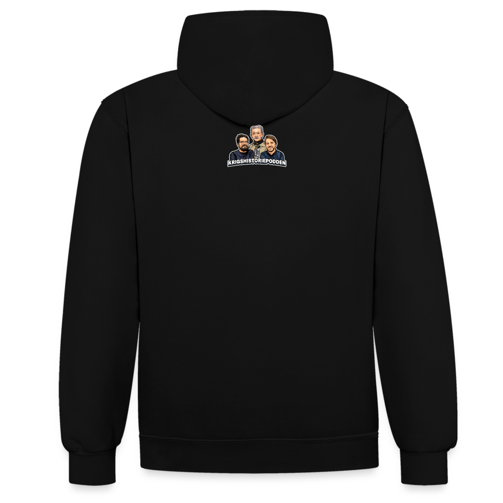 All I want for Christmas is you! (Kontrastluvtröja herr-edition) - svart/gråmelerad