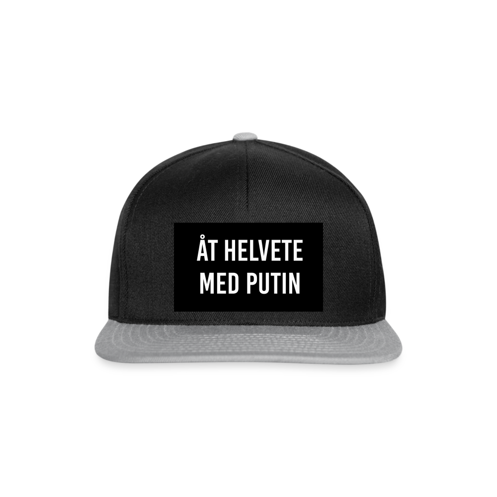 Åt helvete med Putin (Snapbackkeps-edition) - svart/grå