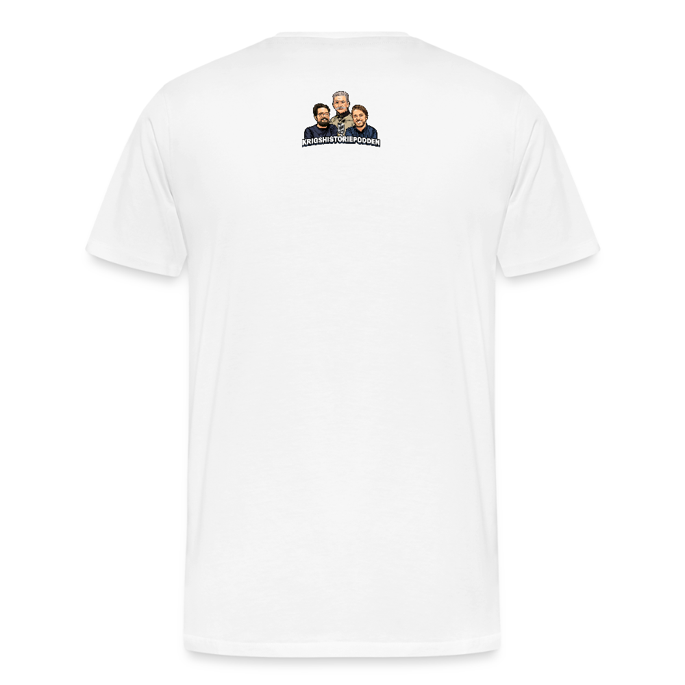 Karl X & boysen (ekologisk premium-T-shirt herr-edition) - vit