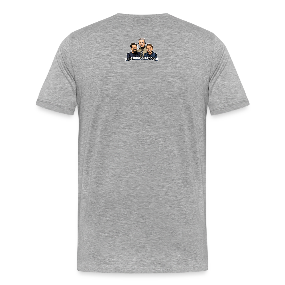 Karl X & boysen (ekologisk premium-T-shirt herr-edition) - gråmelerad