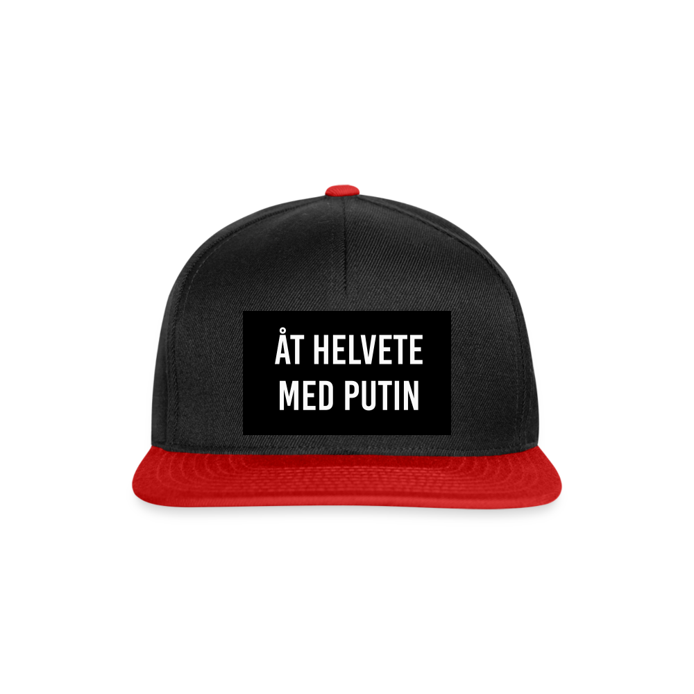 Åt helvete med Putin (Snapbackkeps-edition) - svart/röd