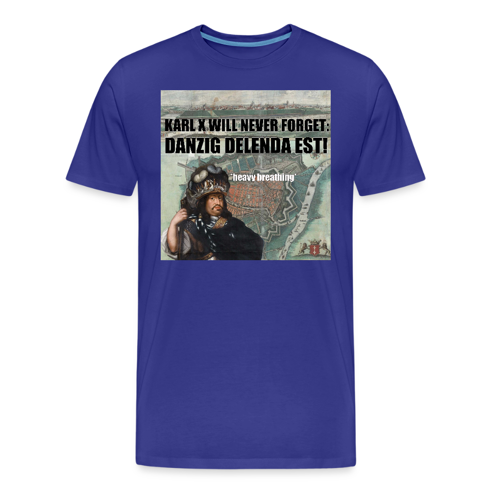 Danzig delenda est (ekologisk premium-T-shirt herr-edition) - kungsblå