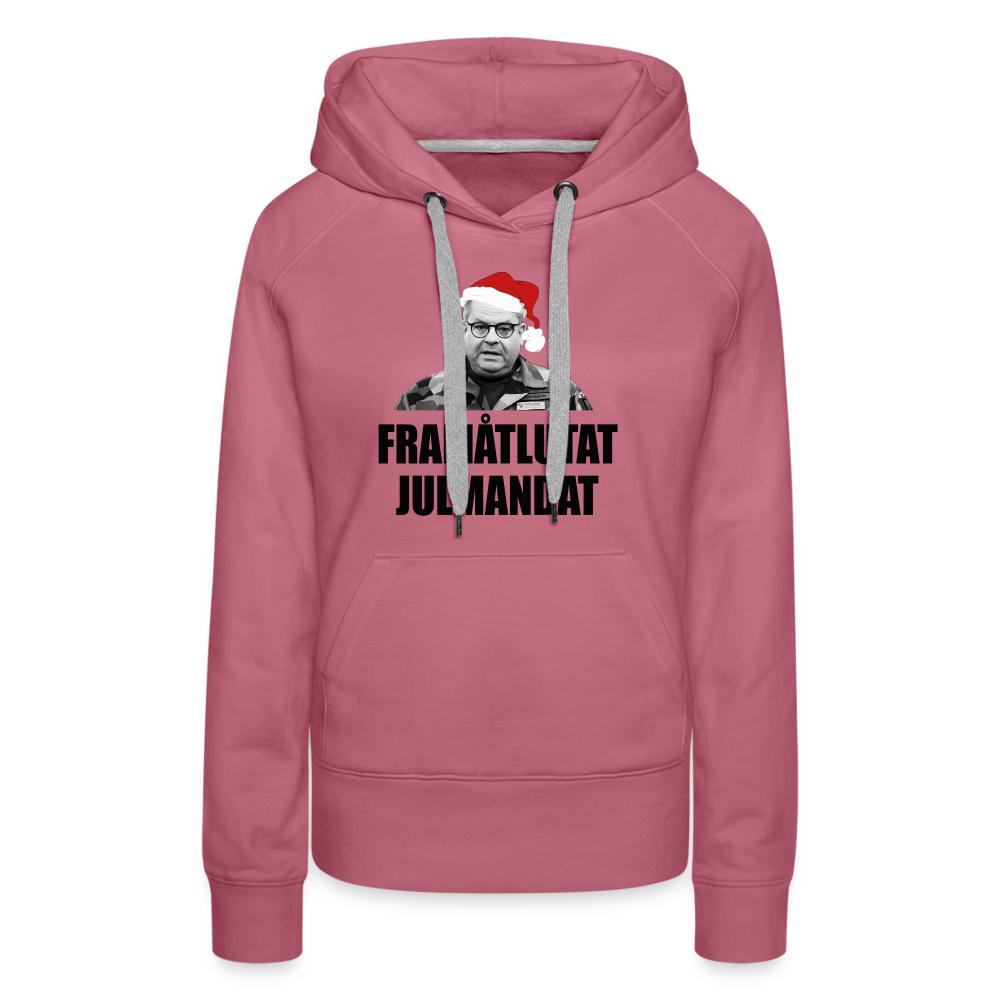 Framåtlutat julmandat (Premiumluvtröja dam-edition) - malva